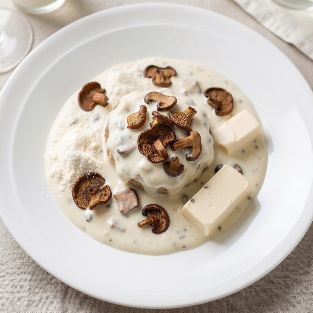 Sos z grzybów suszonych