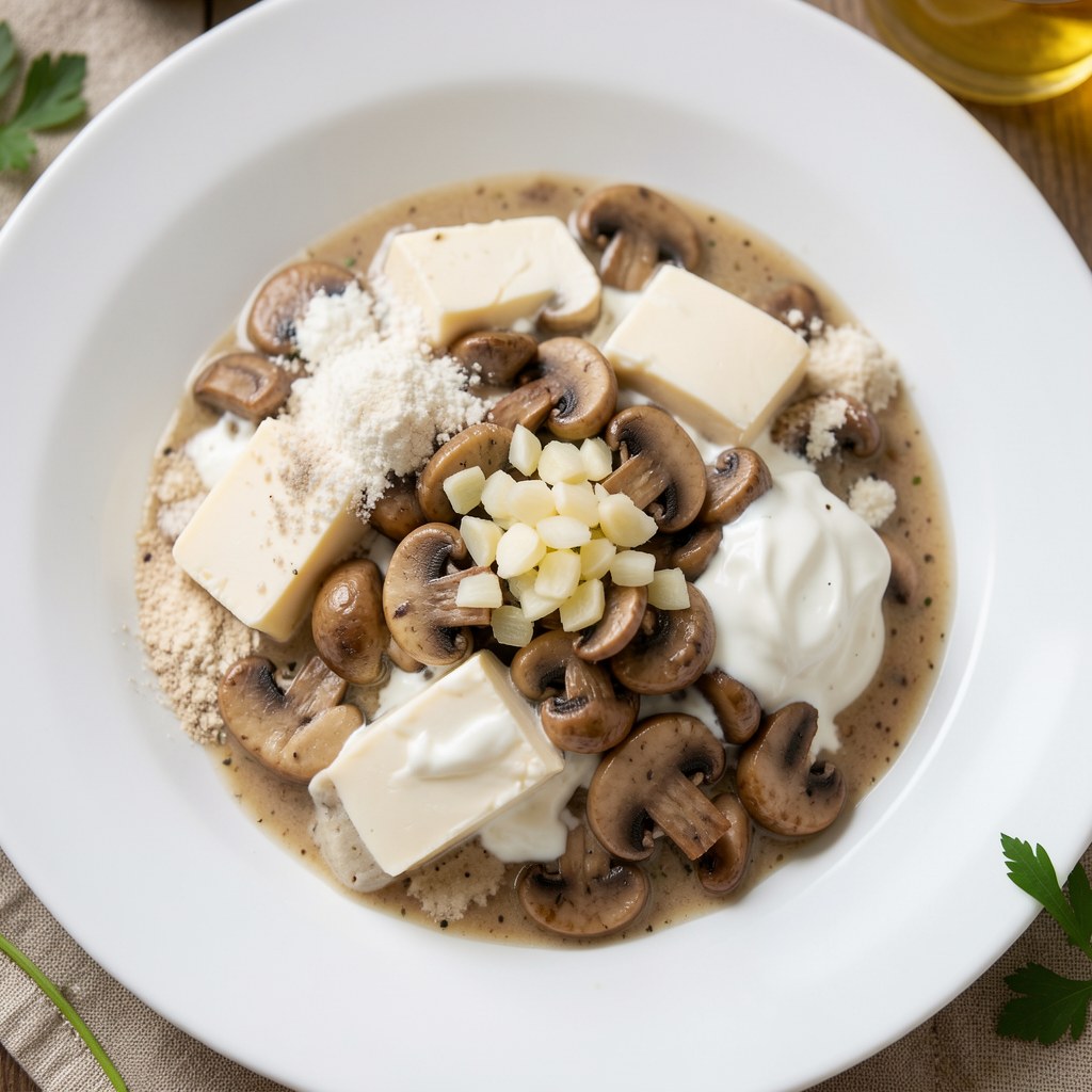 Sos ze świeżych grzybów leśnych