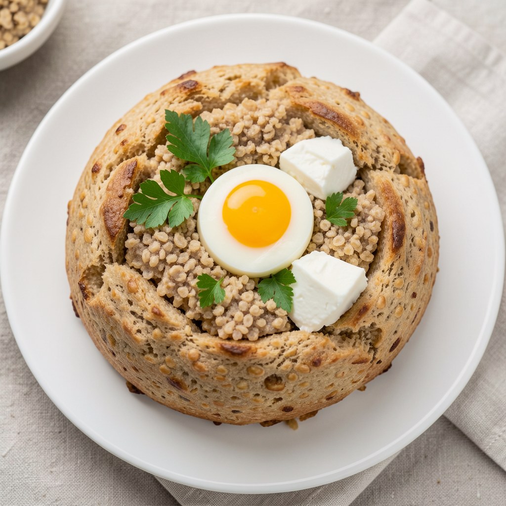 Babka z kaszy gryczanej.