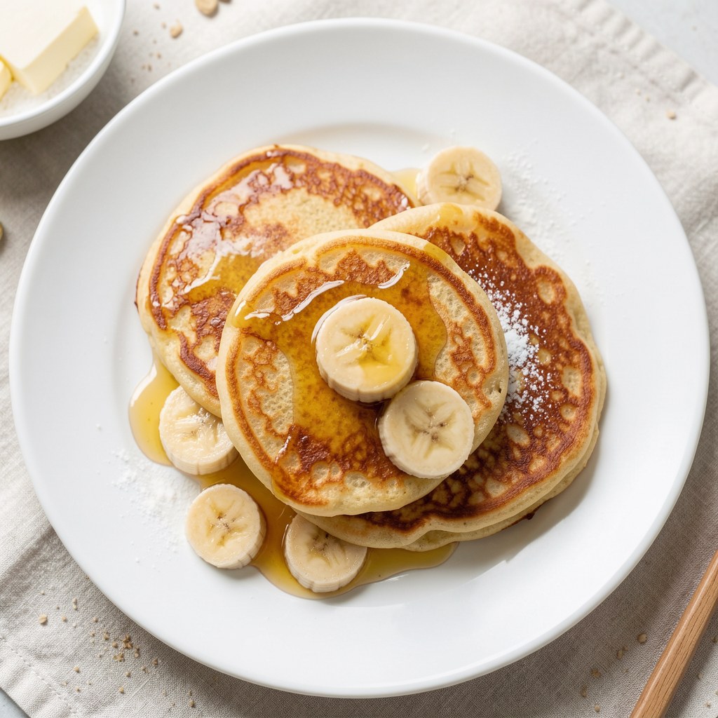 Naleśniki z bananem - podsmażane