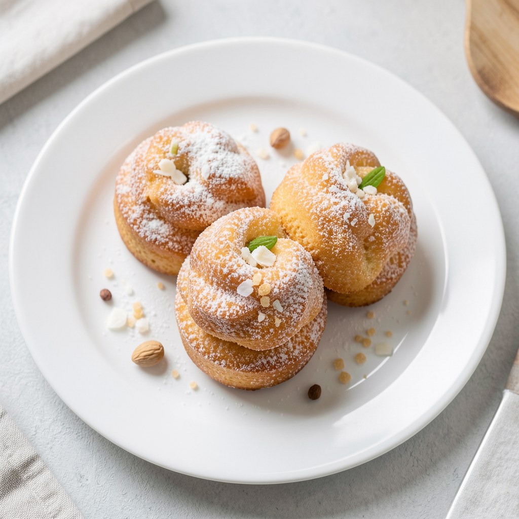 Waniliowe wianuszki.