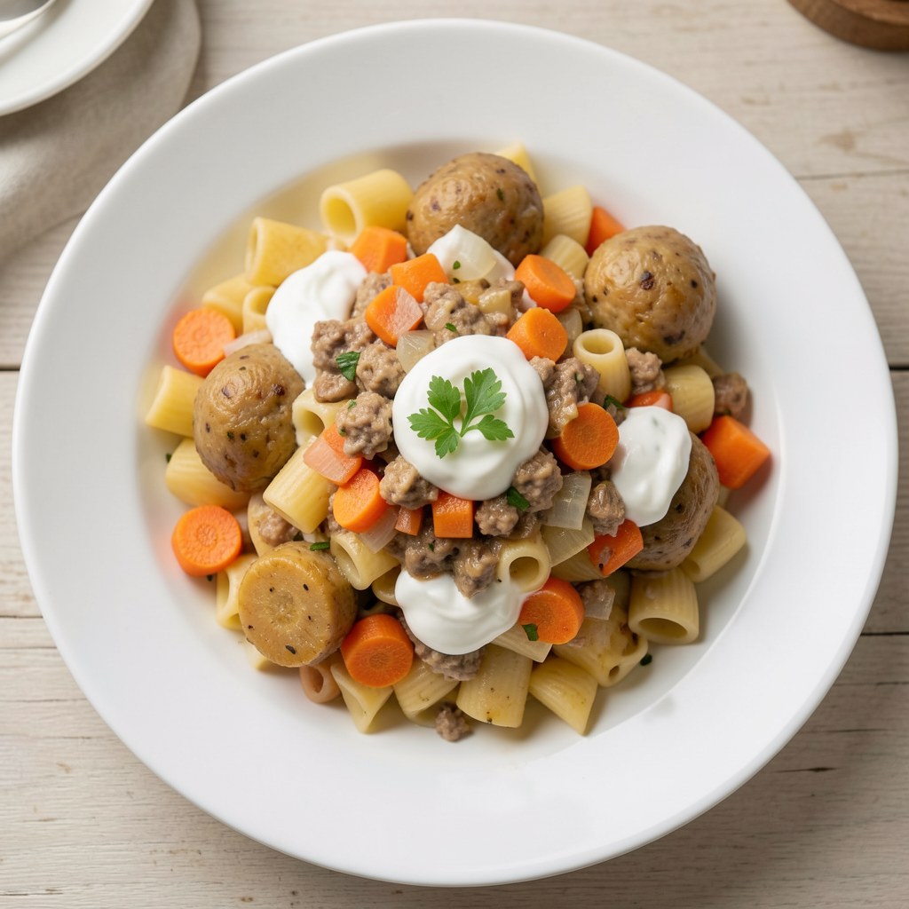 Sos do makaronu ,ziemniaczków lub gołabków.