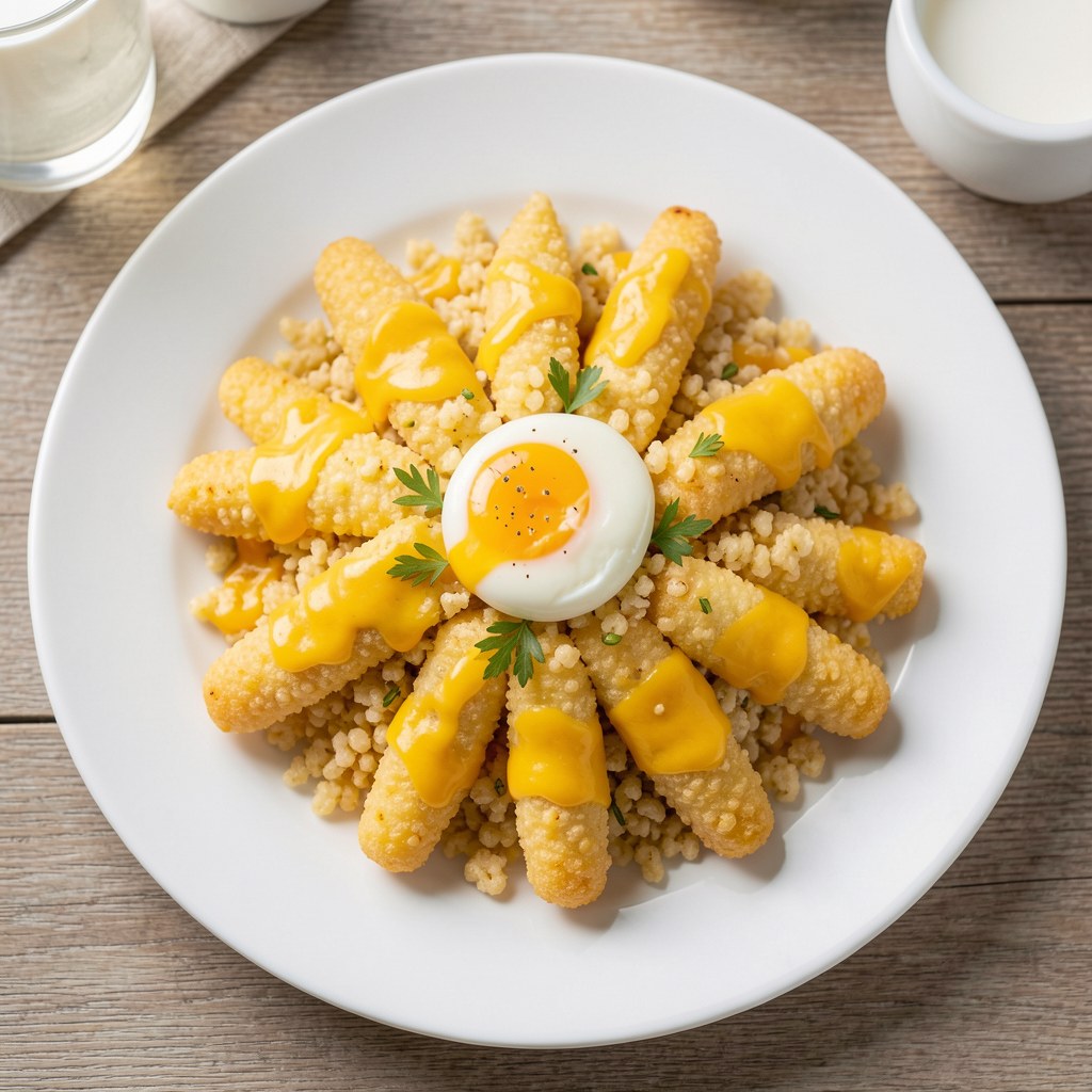 Paluszki kukurydziane z serem