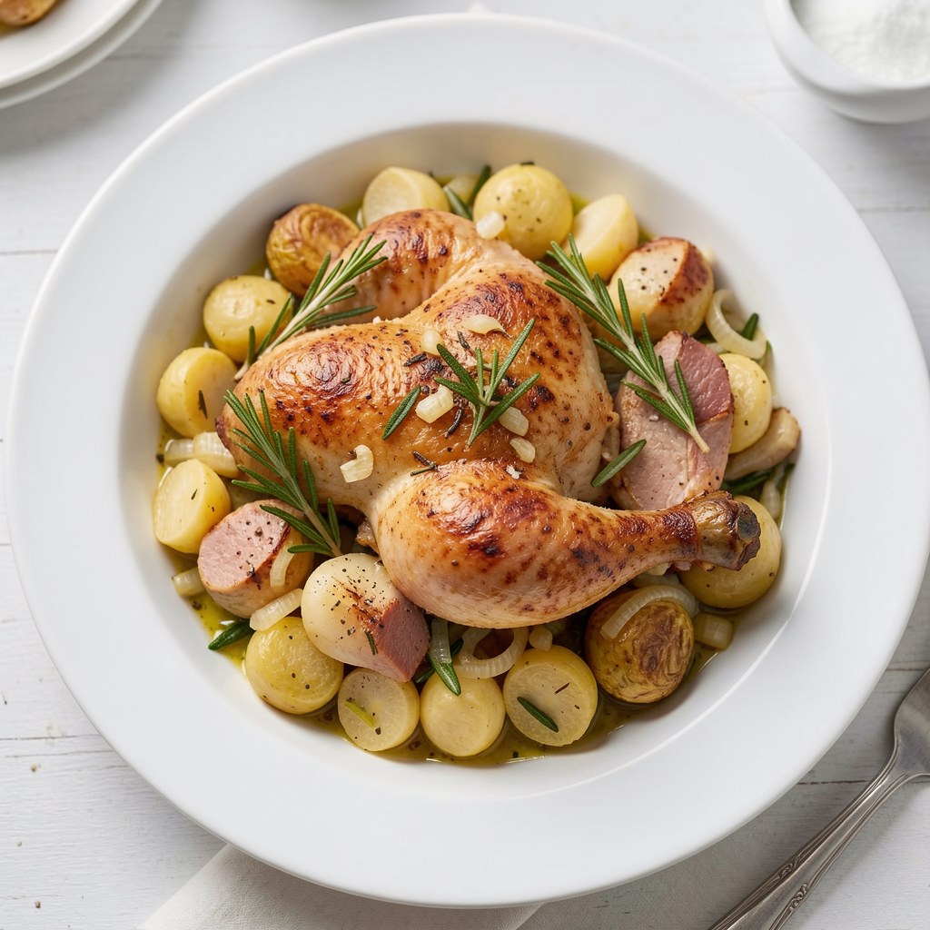 Kurczak z brukselkami