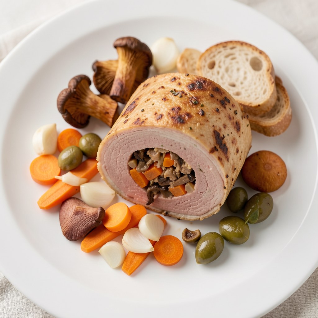 Rolada z prawdziwkami