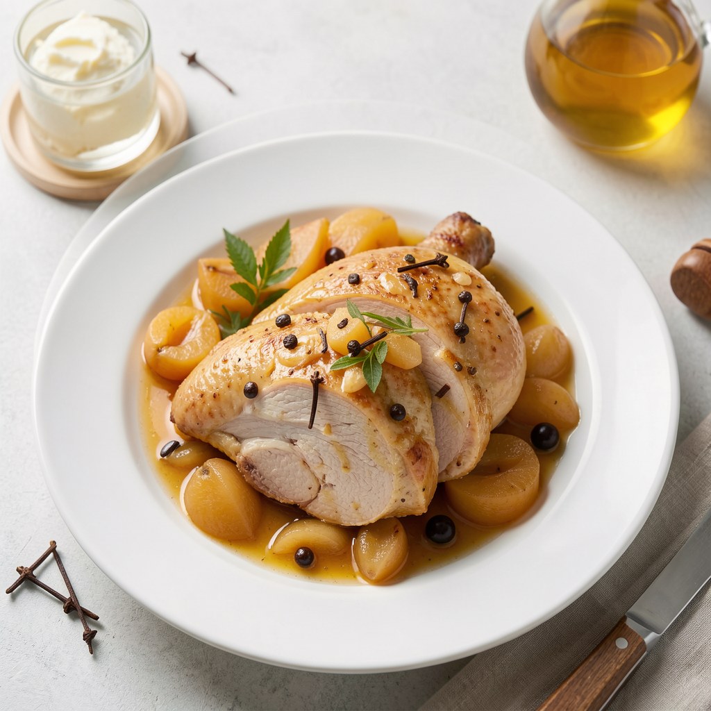 Kaczka w sosie śliwkowym