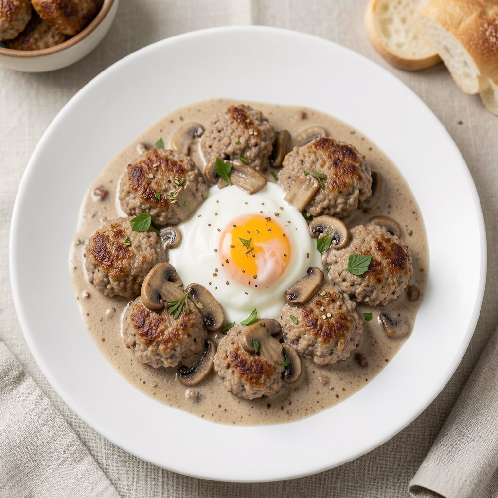 Pulpeciki w sosie pieczarkowym