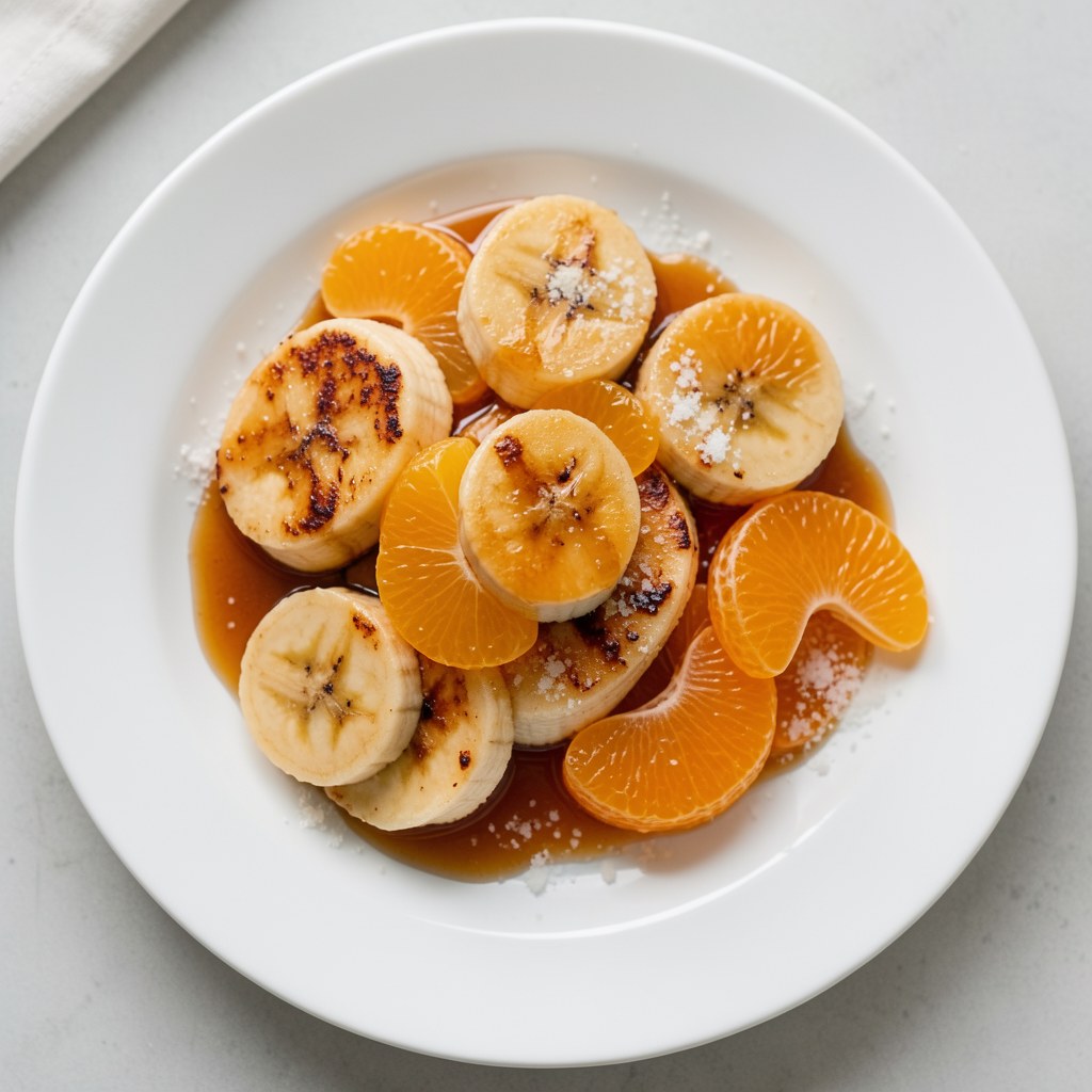 Owoce w sosie karmelowym