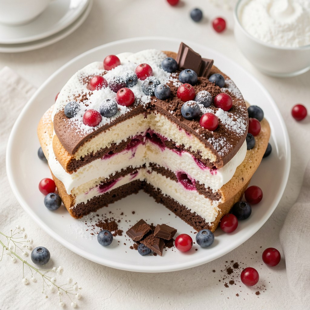 Niedzielne ciasto z jagodami