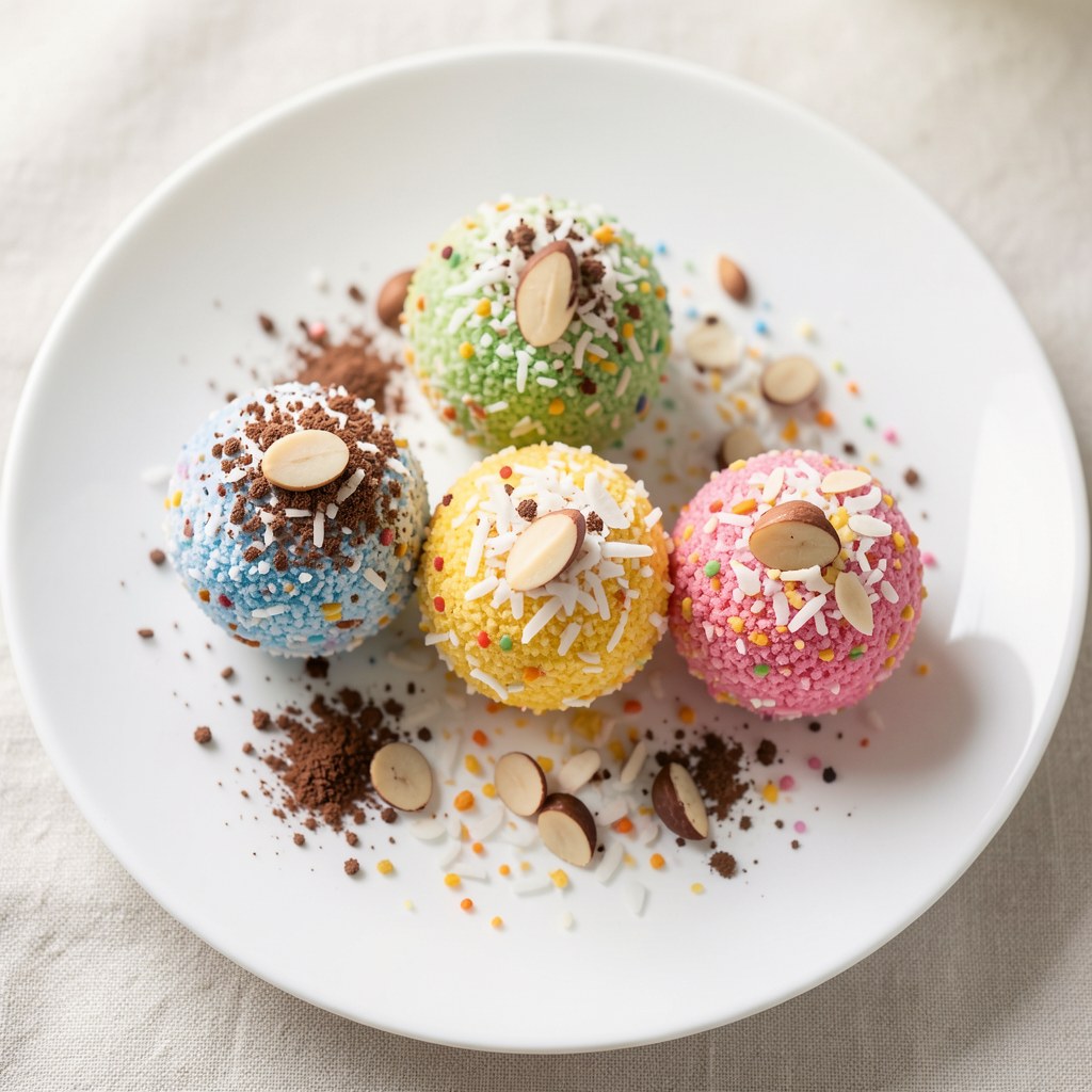 Kolorowe kulki z niespodzianki na szybko