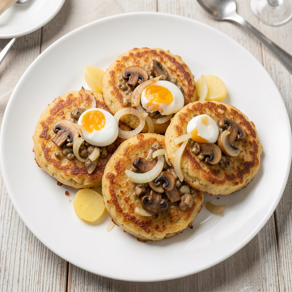 Kotlety ziemniaczano-grzybowe