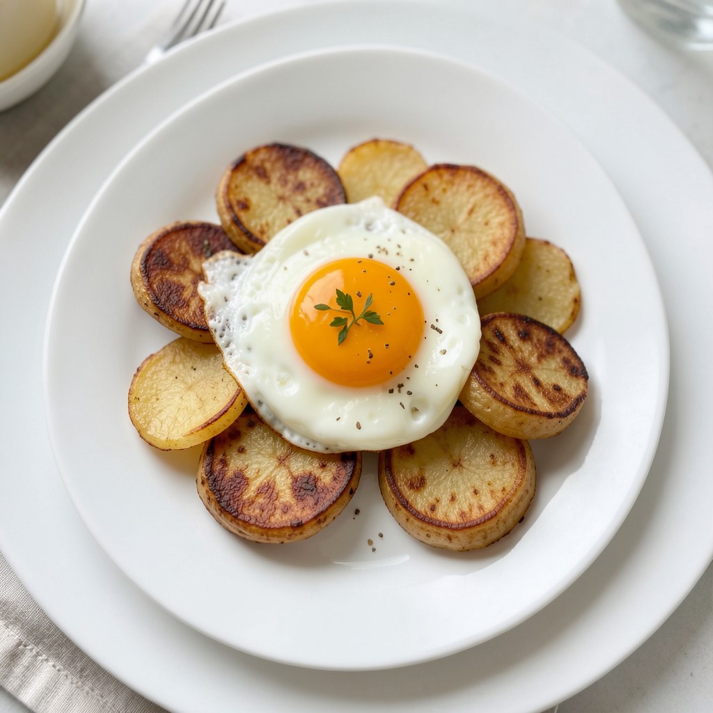 Ziemniaki zapiekane z jajkiem