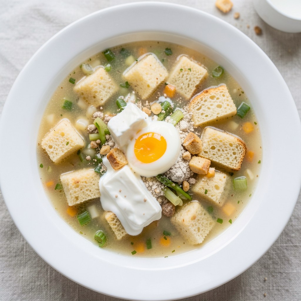 Zupa koperkowa z kluskami