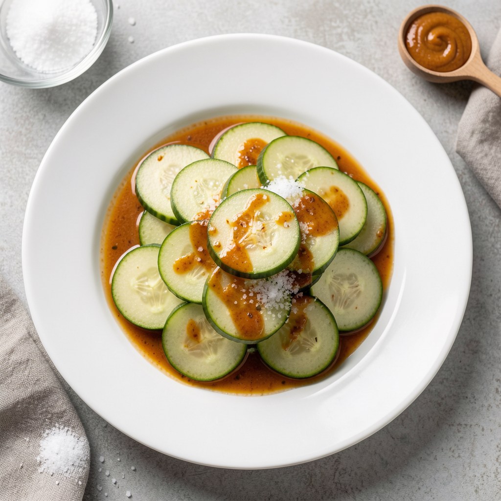 salatka z ogorkow z obierka