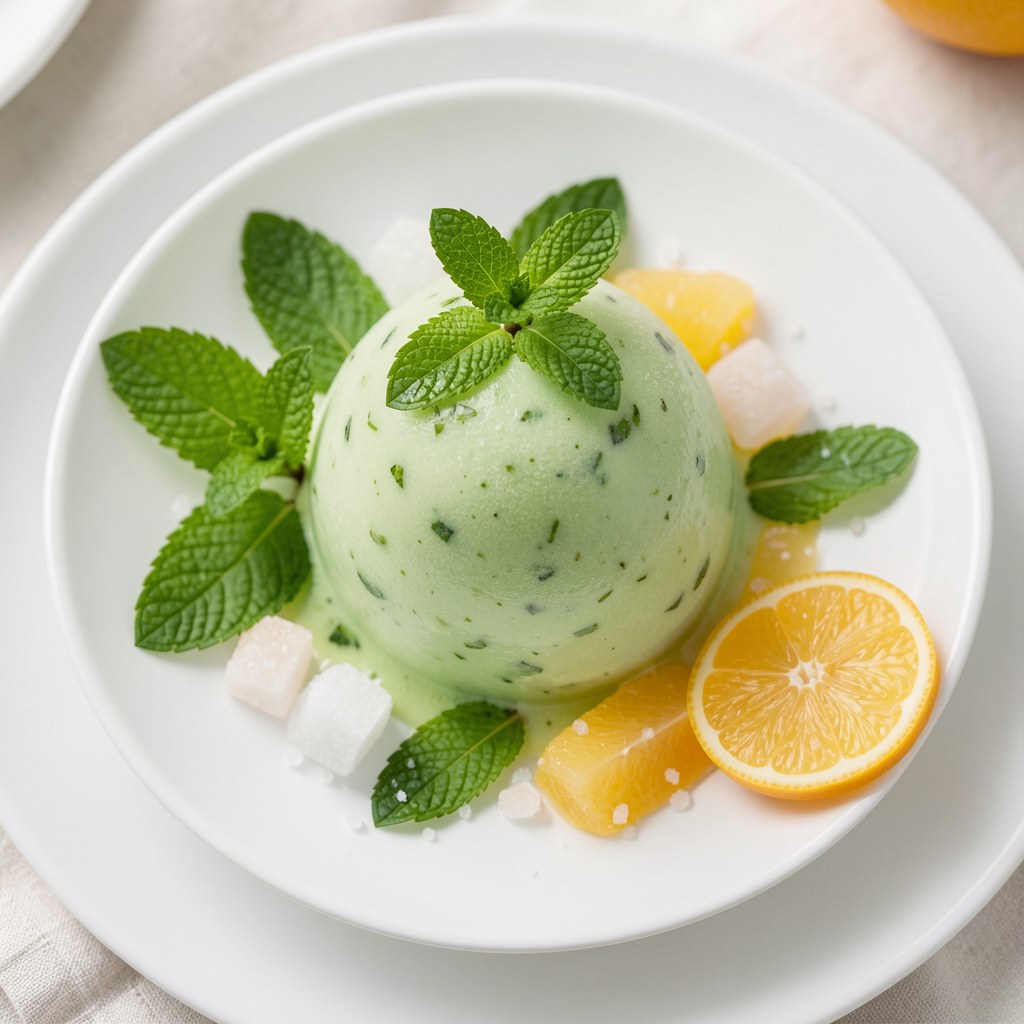 Sorbet miętowy