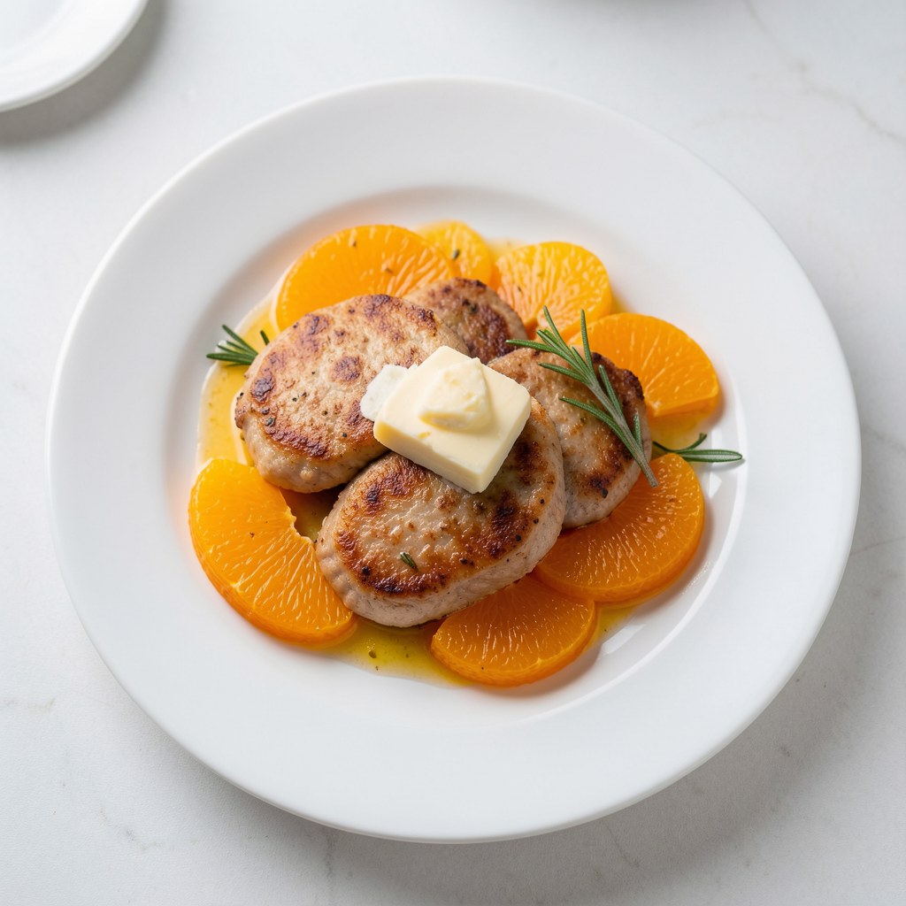Kotleciki cielęce pomarańczowe