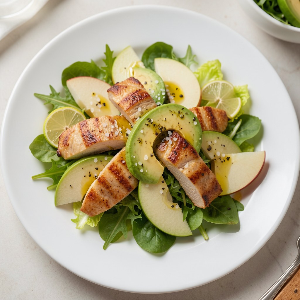 Sałatka kurczak z awokado