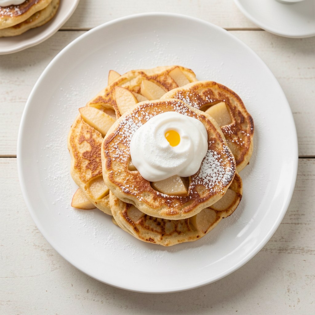 Placuszki z jabłkami