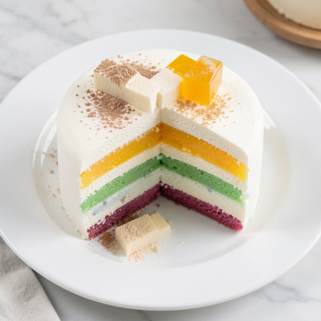Sernik tęczowy