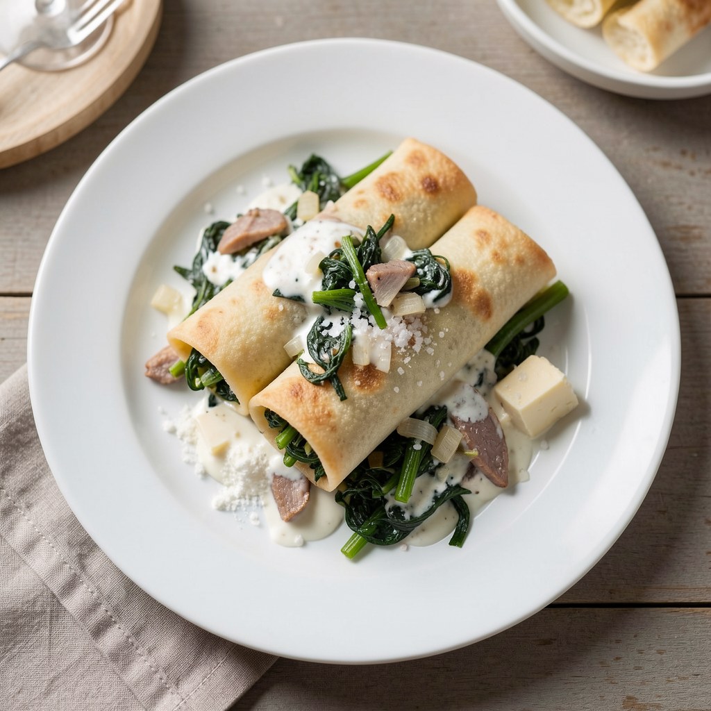 Rolada ze szpinakiem