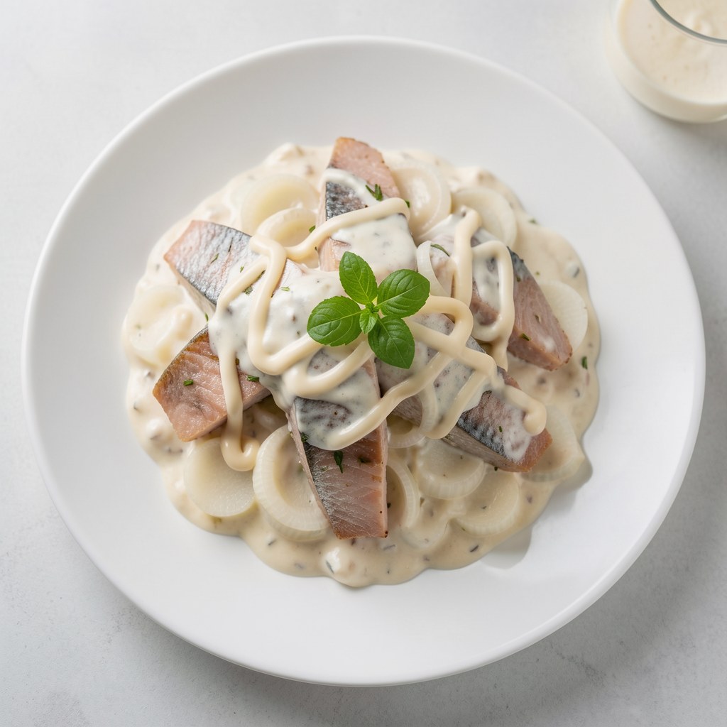 śledź w śmietanie