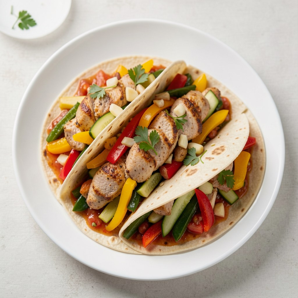 Gyros a la Robert Sowa z pikantnymi warzywami