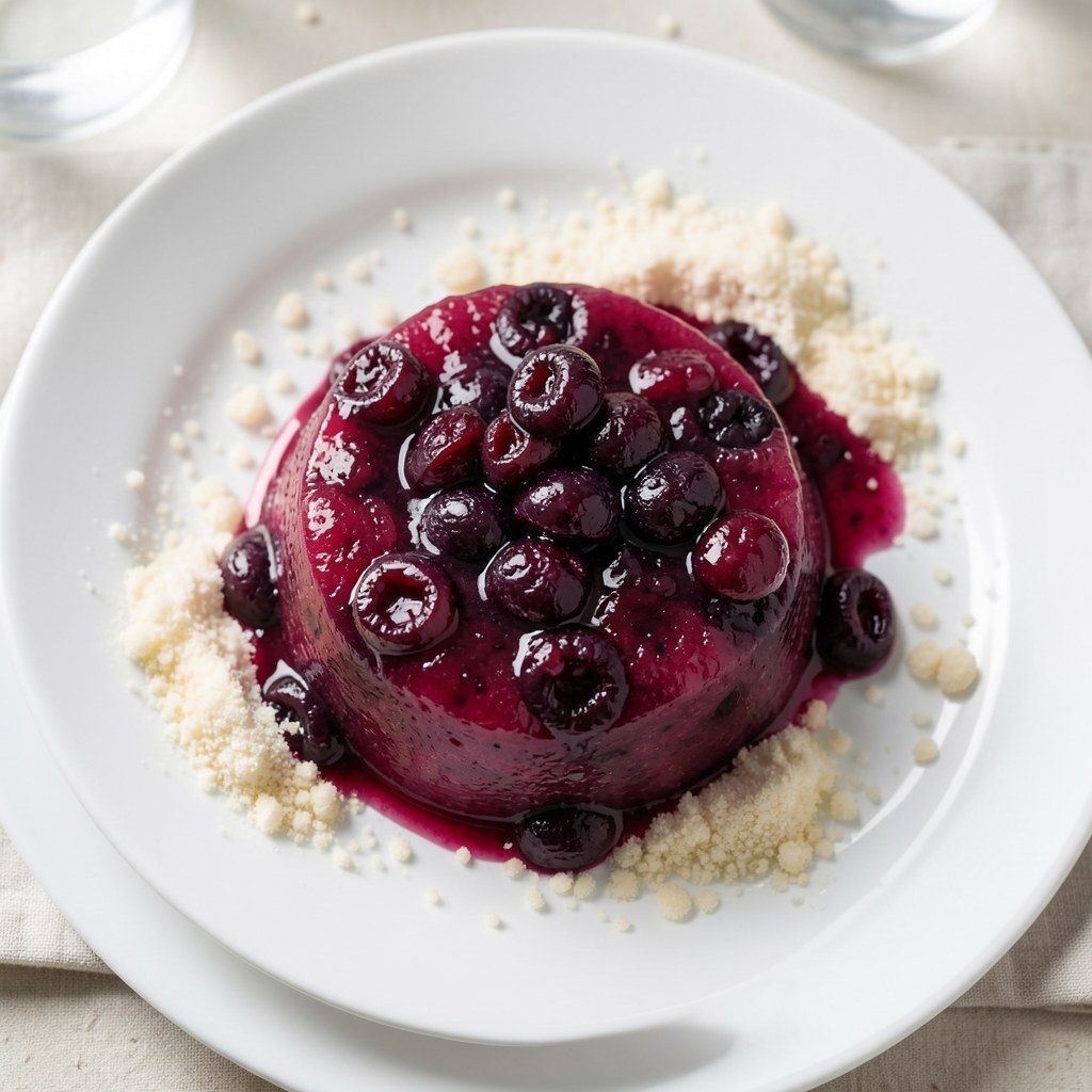 Kisiel z przecieru wiśniowego