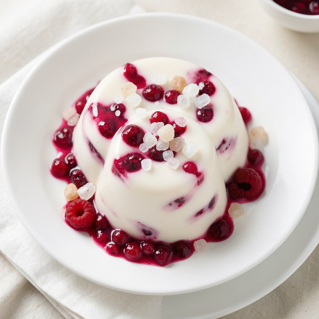 Mleczno-owocowa galaretka