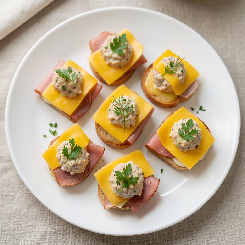 Przystawki z roładki serowej