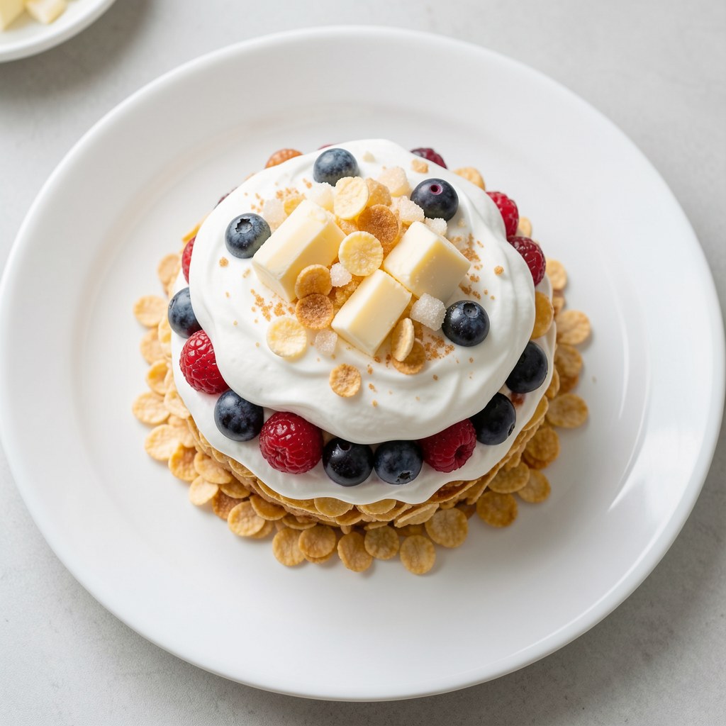 Torcik z płatków kukurydzianych