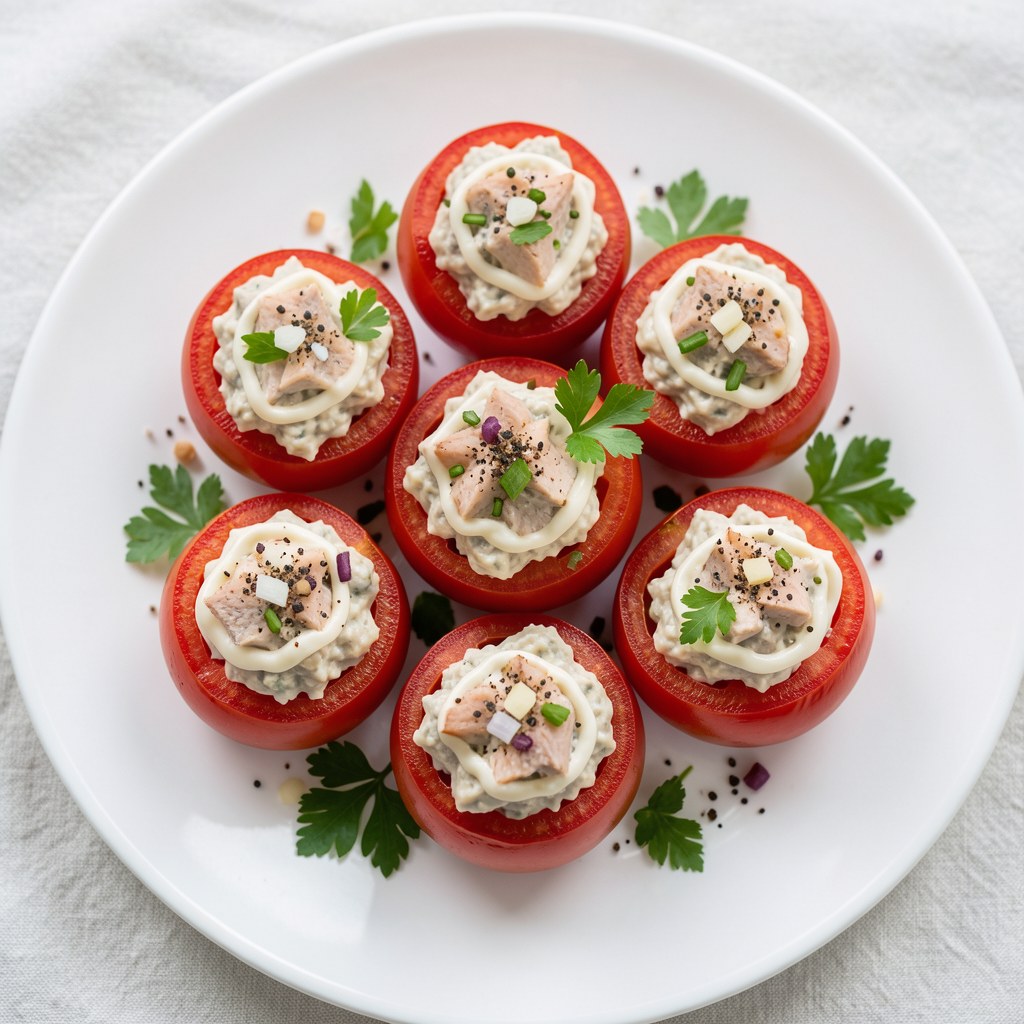 Pomidory faszerowane tuńczykiem