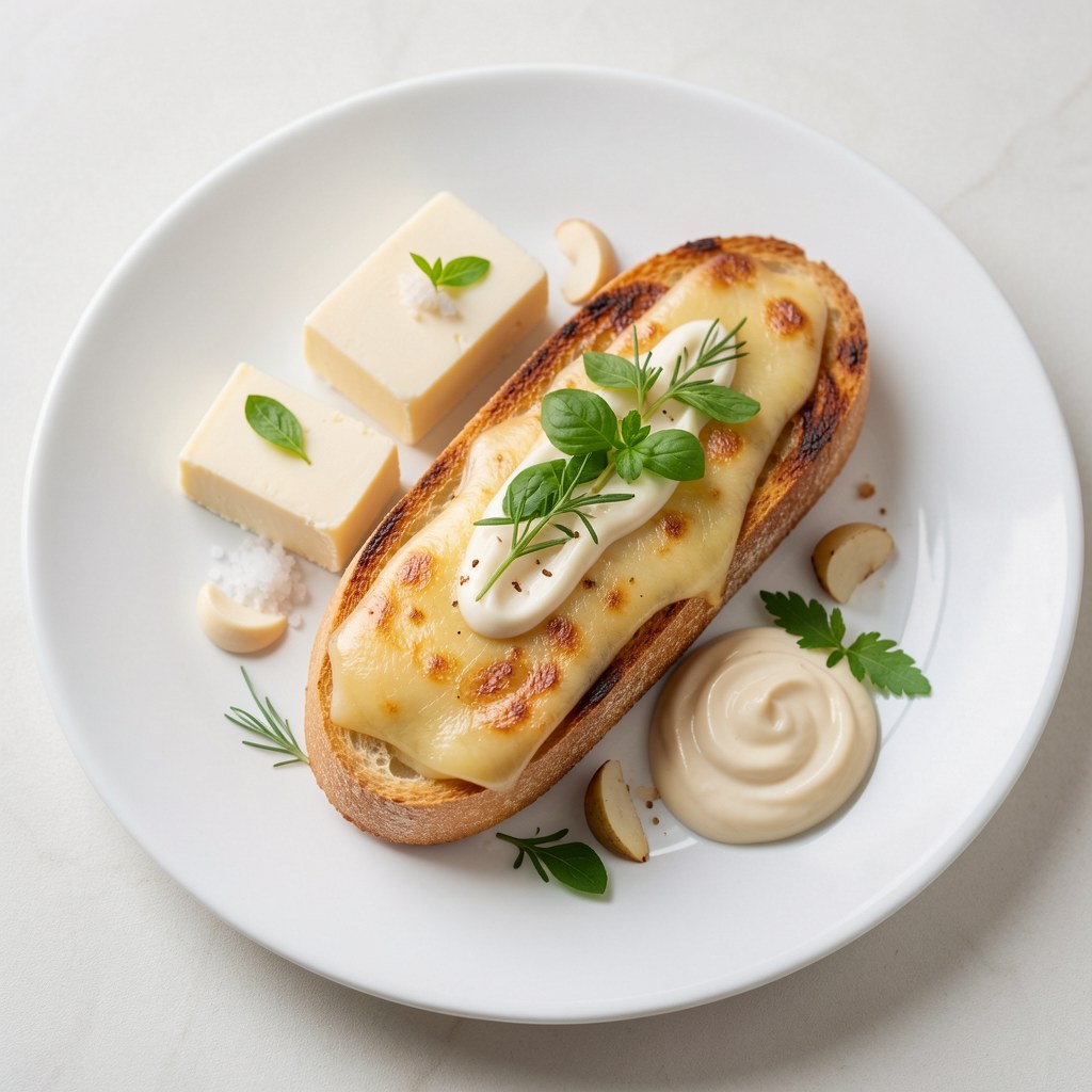 Bagietka czosnkowa z serem