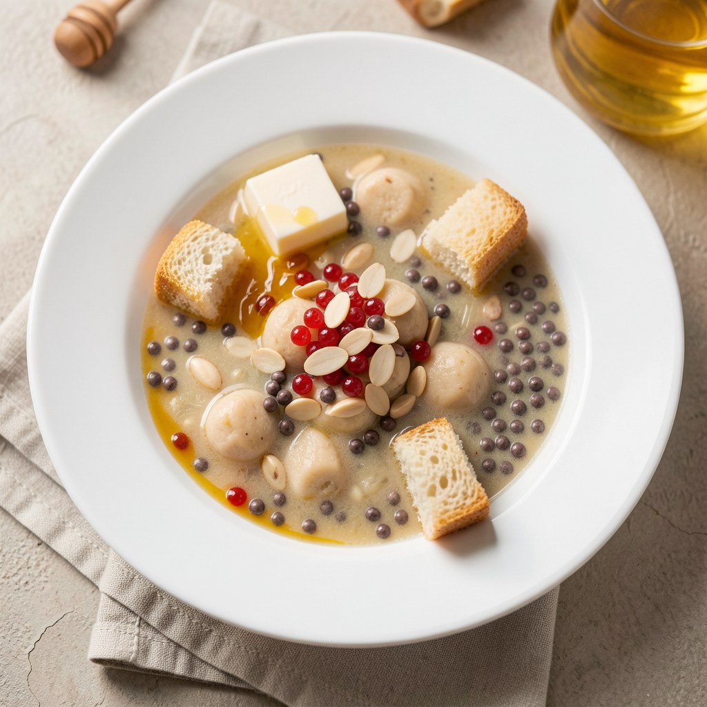 Zupa piwna z bakaliami