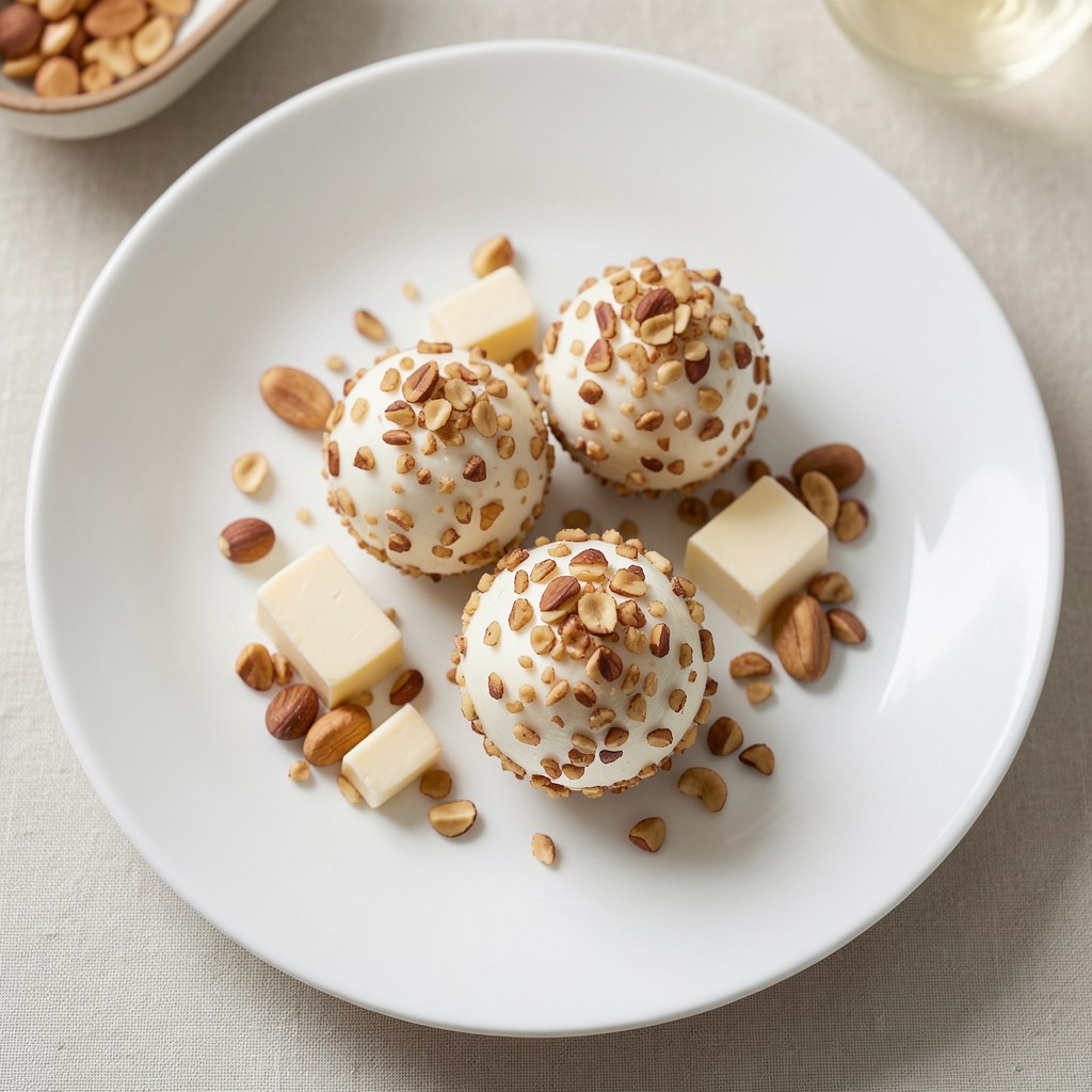 Kulki z sera pleśniowego z orzechami