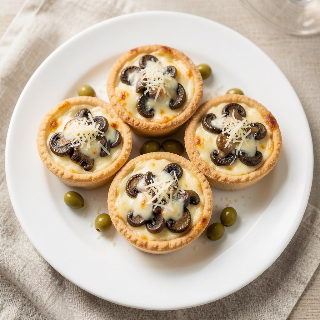 Włoskie babeczki pieczarkowe