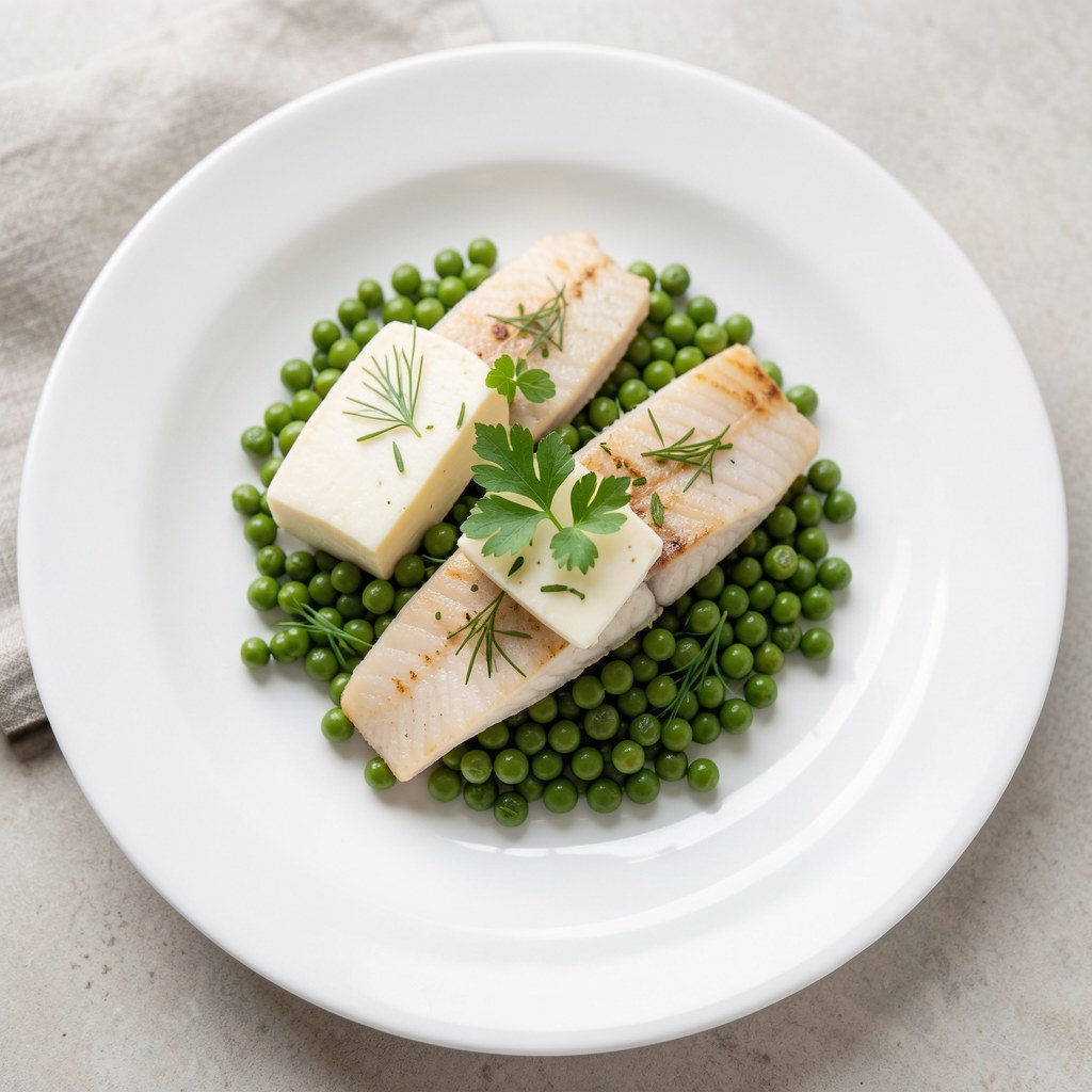 Lin z groszkiem zielonym