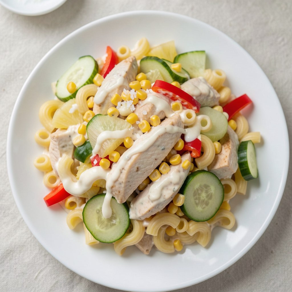 Sałatka z makaronem