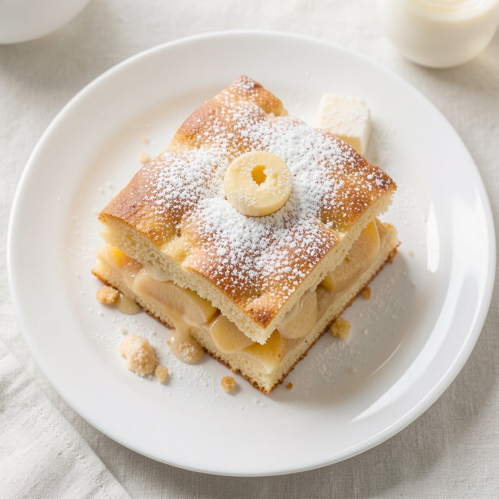 szarlotka z budyniem