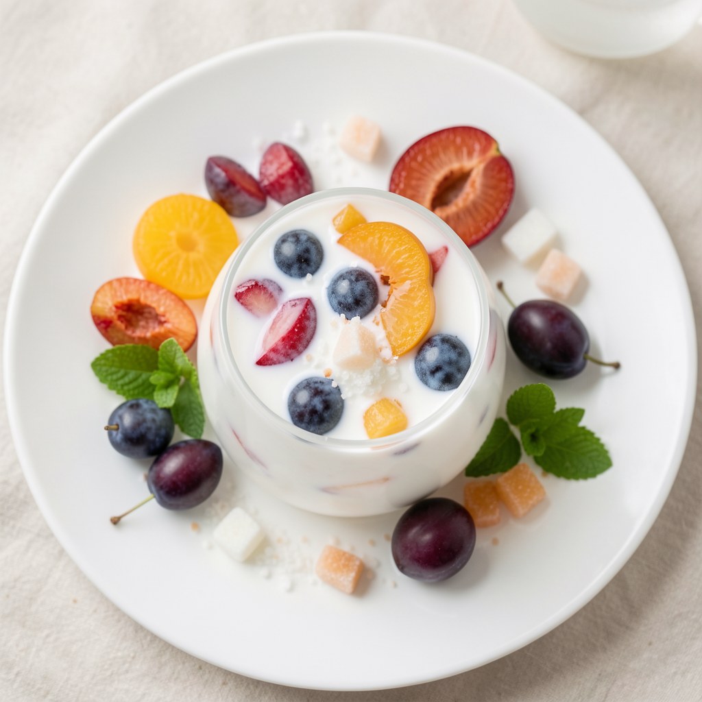 Koktajl owocowo-mleczny