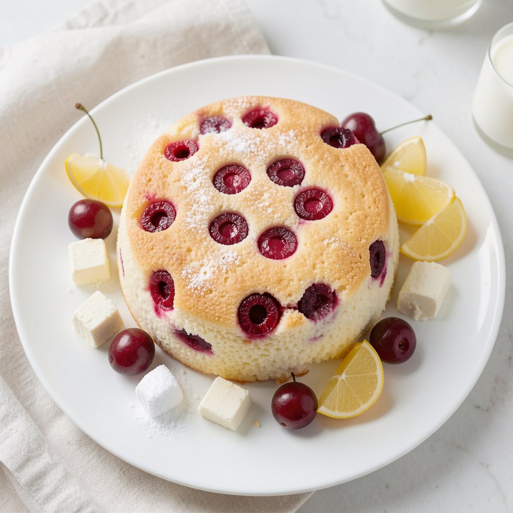 Sernik z czereśniami