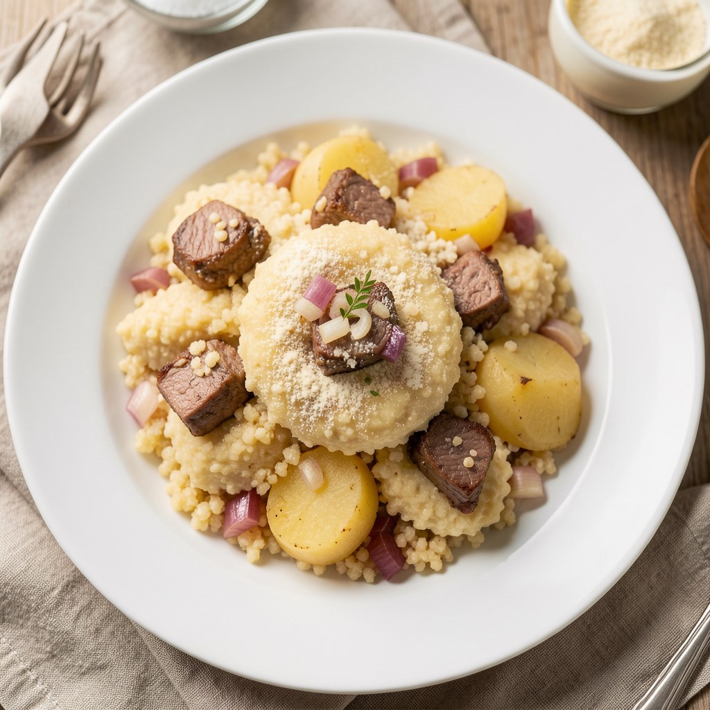 Pyzy z kaszą jęczmienną