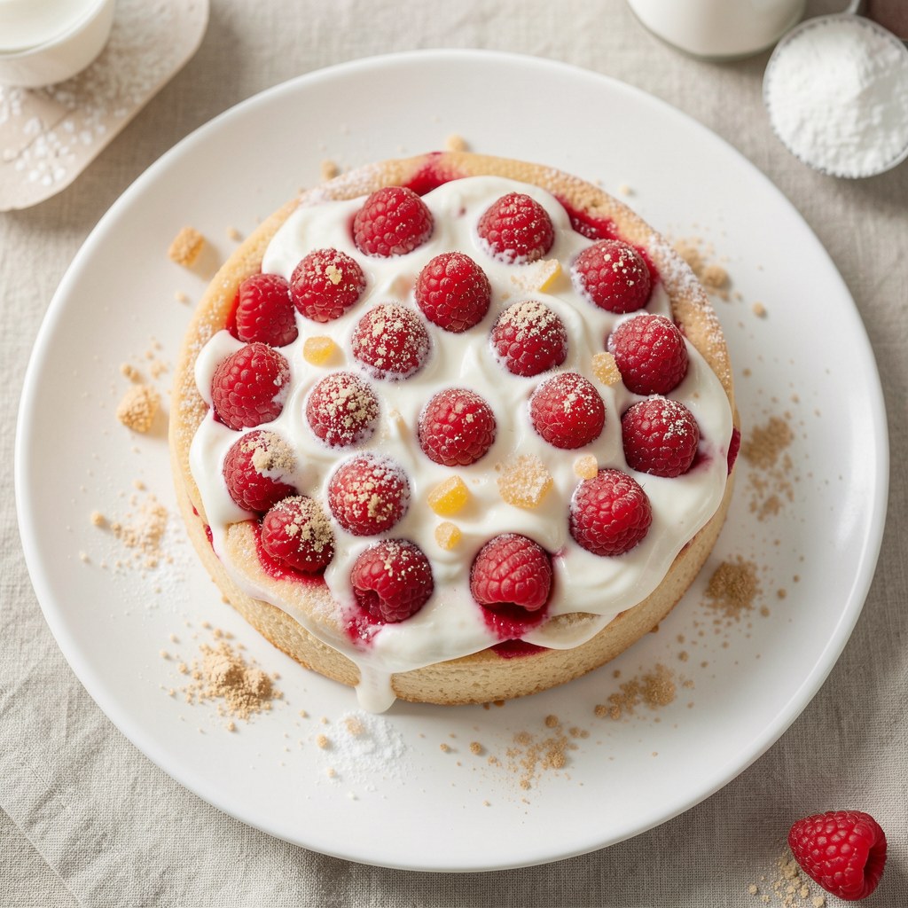 Placek z truskawkami