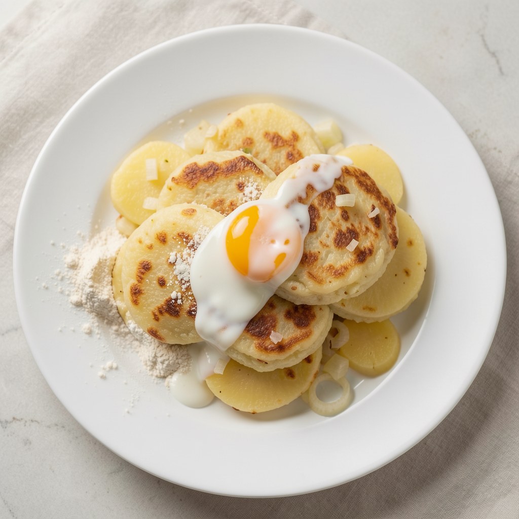 Racuchy ziemniaczane na drożdżach