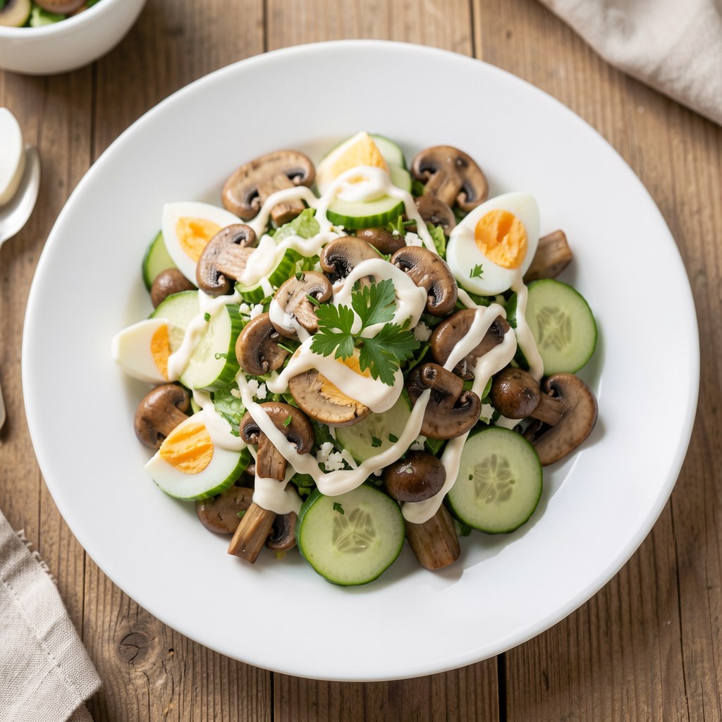 Sałatka z pieczarek