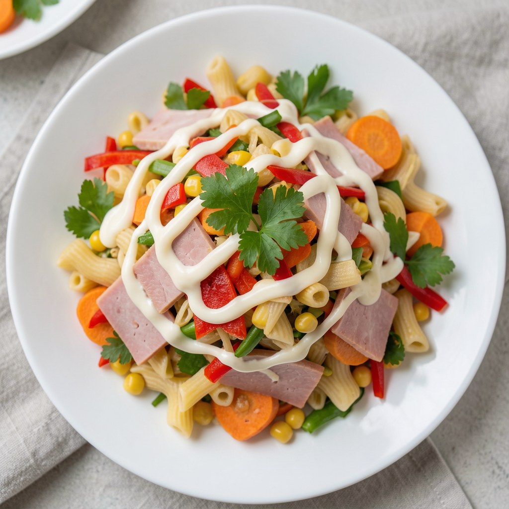 Sałatka z zupek chińskich