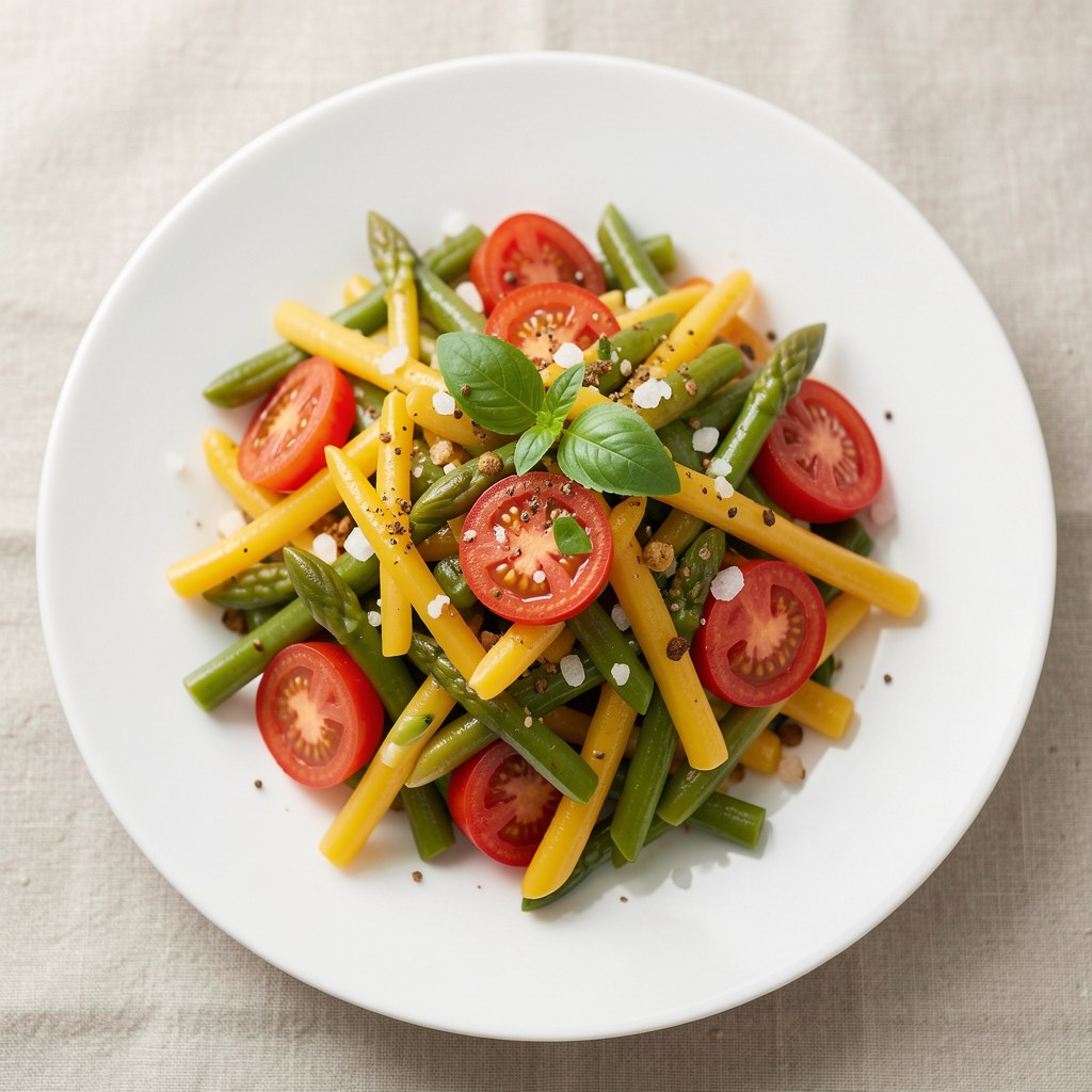 Sałatka z fasolki szparagowej