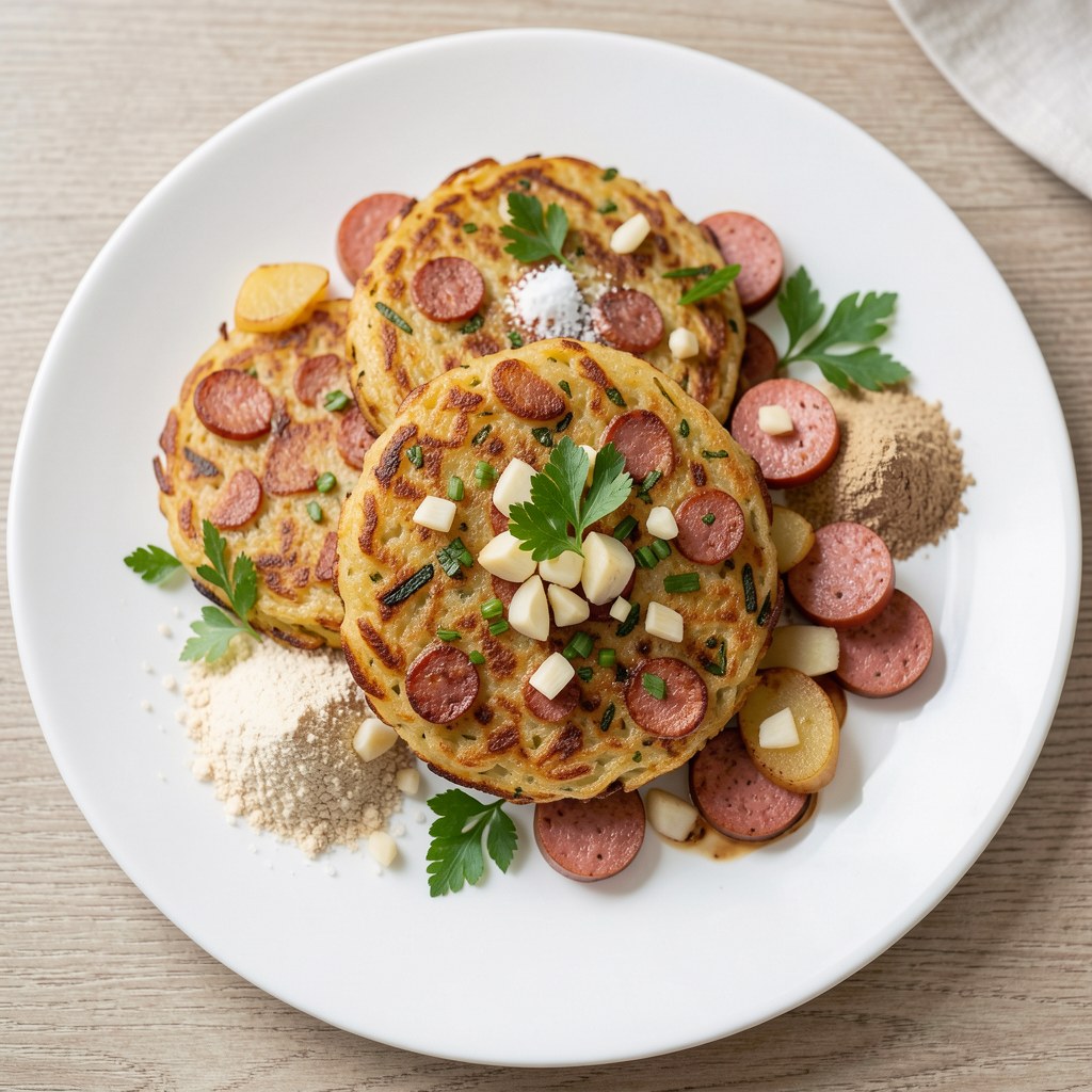 Orientalne placki ziemniaczane