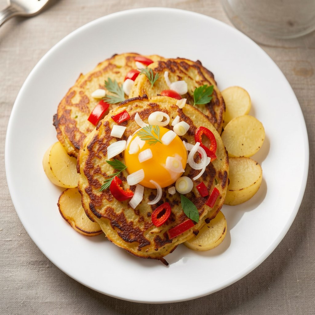 Chrupiące placki z młodych ziemniaków