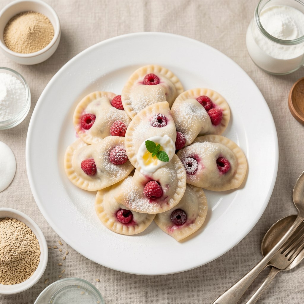 Pierogi z truskawkami