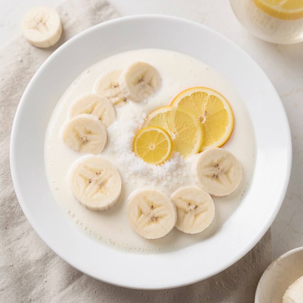 Napój mleczno - bananowy